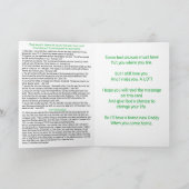 Christliche Inmate-Karte für Vater Karte (Innenseite)