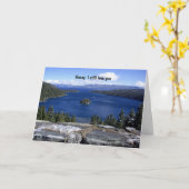 Christliche Inmate-Karte mit Gospel-Meldung im Inn Karte (Gelbe Blume)