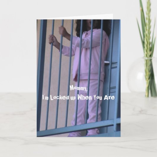 Christliche Inmate-Karte mit Gospel-Meldung im Inn Karte (Vorderseite)