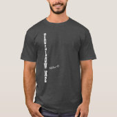 Christliche Inspiration: Folgen Sie mir Bibelverse T-Shirt (Vorderseite)