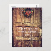 Christliche Inspiration: Ich bin die Türbibliothek Postkarte (Vorne/Hinten)
