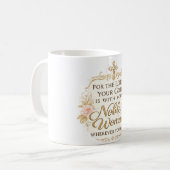 Christliche Inspiration  Kaffeetasse (Vorderseite Links)