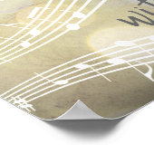 Christliche Inspiration: Mit Gottes Zitat stimmen Poster (Ecke)