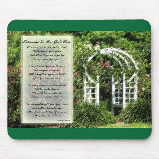 Christliche Inspiration Mousepad (Vorne)