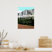 Christliche Inspiration Poster (Küche)