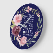 Christliche Inspiration-Scripting-Uhr Große Wanduhr (Winkel)