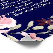 Christliche Inspiration Scripting Verse Poster (Ecke)