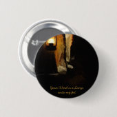 Christliche Inspirational Bibel-Vers-Ermutigung Button (Vorne & Hinten)