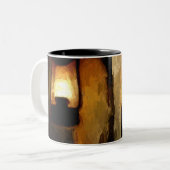 Christliche Inspirational Bibel-Vers-Ermutigung Zweifarbige Tasse (Vorderseite Links)