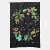 Christliche Inspirational Kunst - Genese-1:27 - 28 Handtuch (Vertikal)