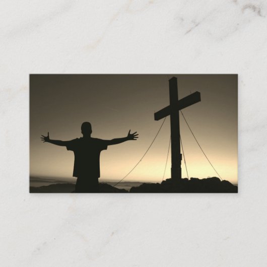 Christliche Inspirationsbibel Religiös Visitenkarte (Vorderseite)