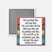 Christliche Inspirationsbibliotheken Magnet (Vorderseite/Rückseite)