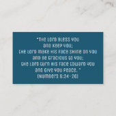 Christliche inspirierende religiöse Bibel Visitenkarte (Rückseite)