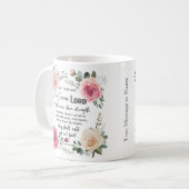 Christliche Isaiah 40:31 Kaffeetasse (Vorderseite Links)