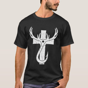 Christliche Jagd Shirts Männer Grunge Long S