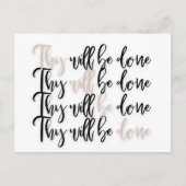 Christliche Jesus Bible Verse Postkarte (Vorderseite)