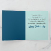 Christliche Jesus Cross glückliche Vatertagskarte Karte (Innenseite)