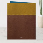 Christliche Jesus Cross glückliche Vatertagskarte Karte (Rückseite)