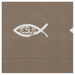 Christliche Jesus-Fische Stoff