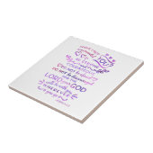 Christliche Joshua-1:9 Fliese (Seite)