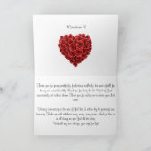 Christliche Jubiläumskarte Karte (Innenseite)