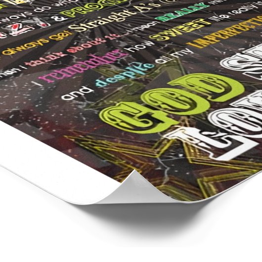 Christliche Jugendposter Poster (Ecke)