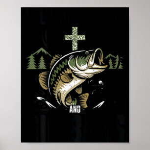 Christliche Jungen Angeln Glaube folge Jesus große Poster