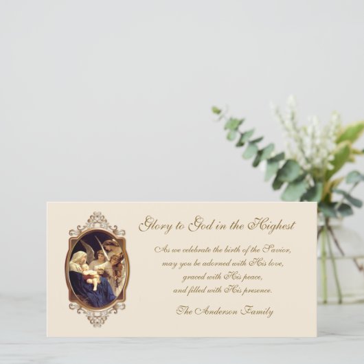 Christliche Jungfrau Mary Jesus Angels (Stehend Vorderseite)