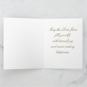 Christliche Jungfrau Mary, St. Joseph, Jesus Karte (Innenseite)