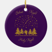 Christliche Jungfrau Mary, St. Joseph, Jesus Keramik Ornament (Hinten)