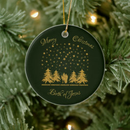 Christliche Jungfrau Mary, St. Joseph, Jesus Keramik Ornament