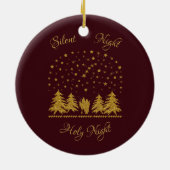 Christliche Jungfrau Mary, St. Joseph, Jesus Keramik Ornament (Hinten)