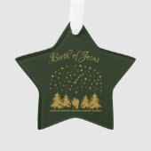 Christliche Jungfrau Mary, St. Joseph, Jesus Ornament (Rückseite)