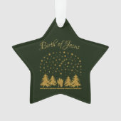 Christliche Jungfrau Mary, St. Joseph, Jesus Ornament (Vorderseite)