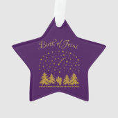 Christliche Jungfrau Mary, St. Joseph, Jesus Ornament (Rückseite)