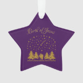 Christliche Jungfrau Mary, St. Joseph, Jesus Ornament (Vorderseite)