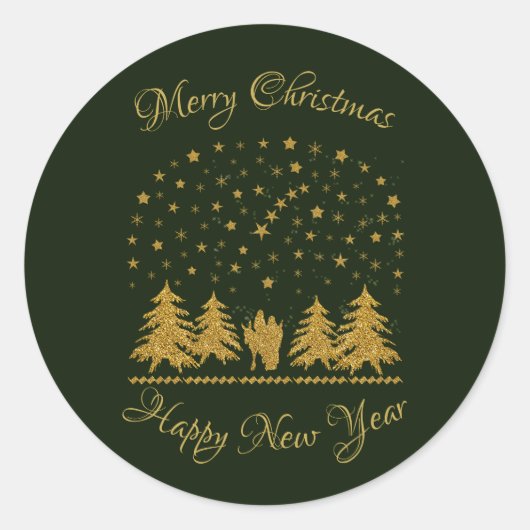 Christliche Jungfrau Mary, St. Joseph, Jesus Runder Aufkleber (Vorderseite)