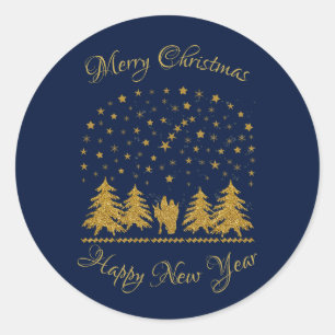 Christliche Jungfrau Mary, St. Joseph, Jesus Runder Aufkleber