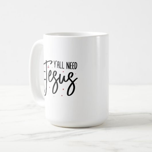 Christliche Kaffee-Tasse Kaffeetasse (Vorderseite Links)