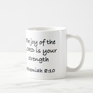 Christliche Kaffee-Tasse mit Bibel-Vers Kaffeetasse