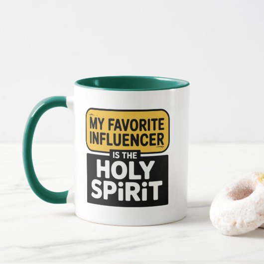 Christliche Kaffee-Tasse Tasse (Mit Donut)