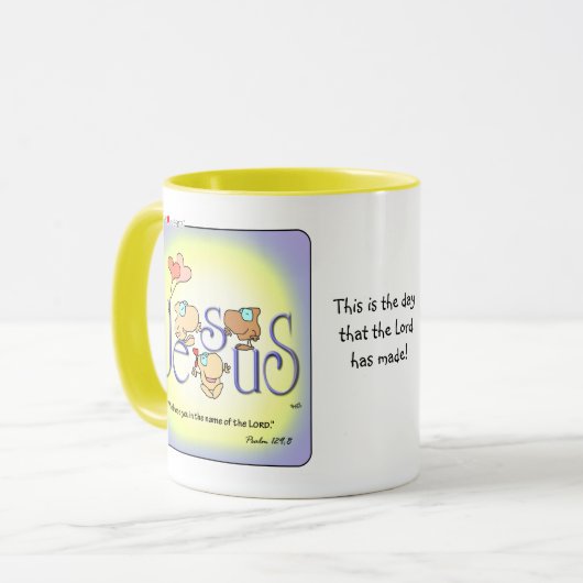 Christliche Kaffee-Tasse Tasse (Vorderseite Links)