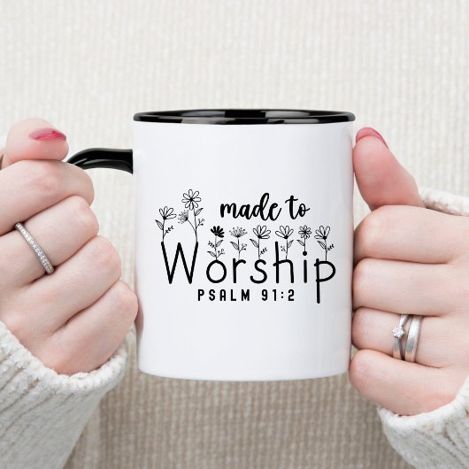 Christliche Kaffee-Tasse zum Anbeten der Bibel Ver Tasse