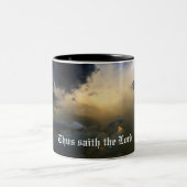 Christliche Kaffee-Tasse Zweifarbige Tasse (Mittel)