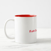 Christliche Kaffee-Tasse Zweifarbige Tasse (Links)