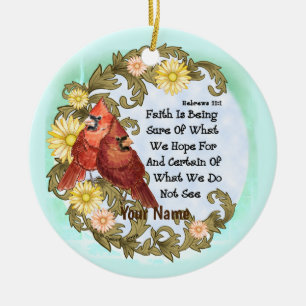 Christliche Kardinäle Glaube  Keramik Ornament