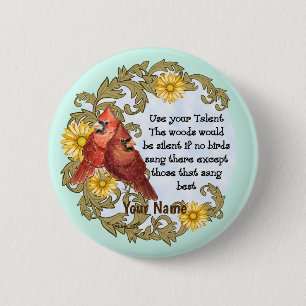 Christliche Kardinäle Talent  Button