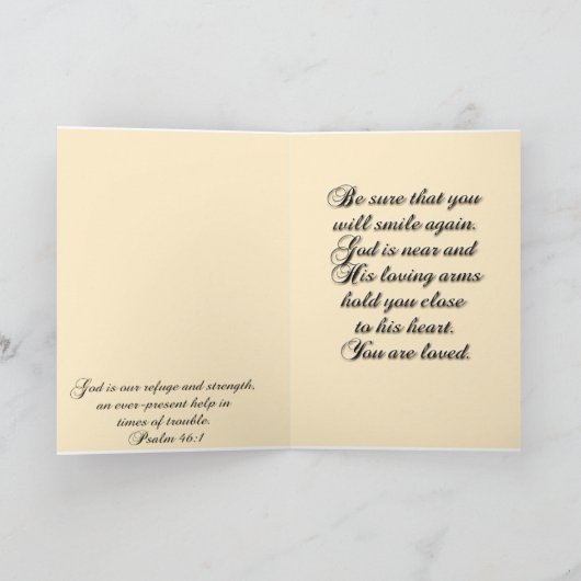 Christliche Karte (Innenseite)