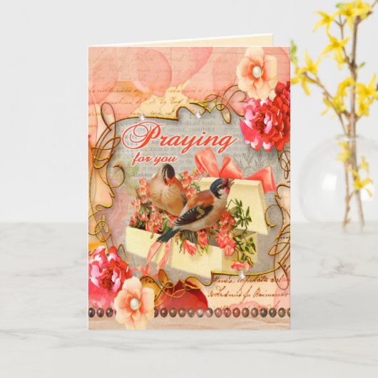 Christliche Karte (Gelbe Blume)