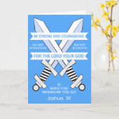 Christliche Karte für Kinderbibel (Gelbe Blume)